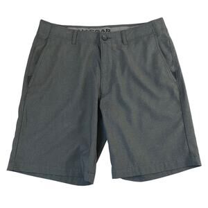 Haggar Mens Performance In Motion Golf Shorts 36 Gray Stretch Outdoor Athleisure